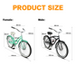 Micargi Tahiti Single Speed 26 Inch Men's Beach Cruiser Bike