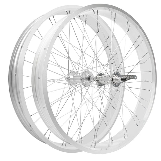 Micargi WH-T752636C 26"x3"x13Gx36H Alloy FAT Rims Wheel Set.