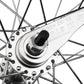 Close up of Micargi 26"x3"x13Gx36H Alloy FAT Rims Wheel Set with coaster brake
