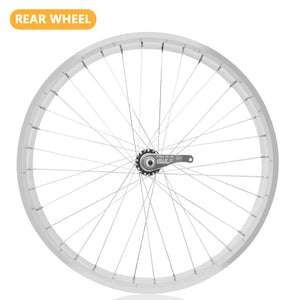 Micargi 26"x3"x13Gx36H Alloy FAT Rims rear Wheel coaster brake