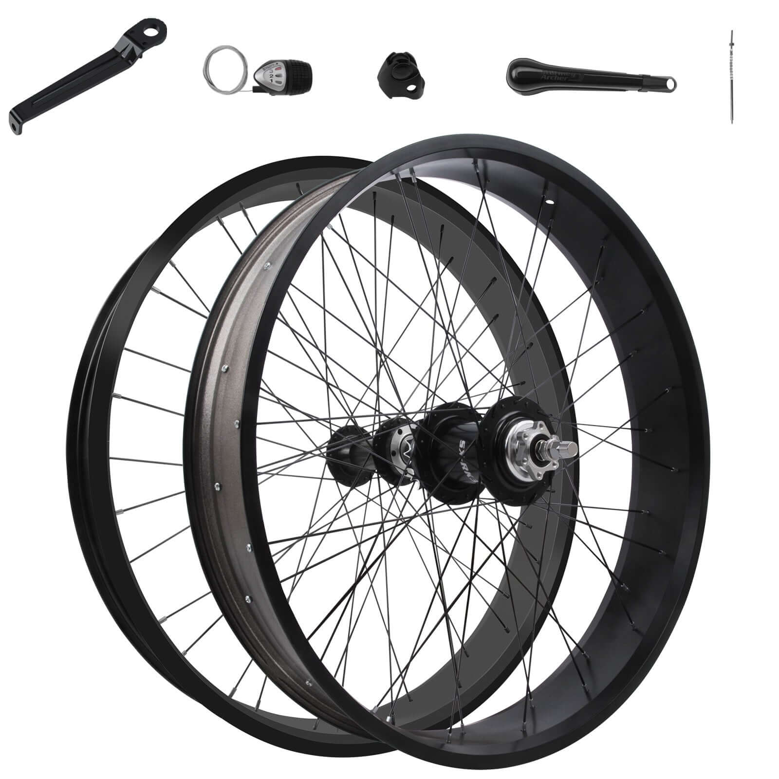 Solid Chopper Rims Micagi Chopper Wheel Set 26