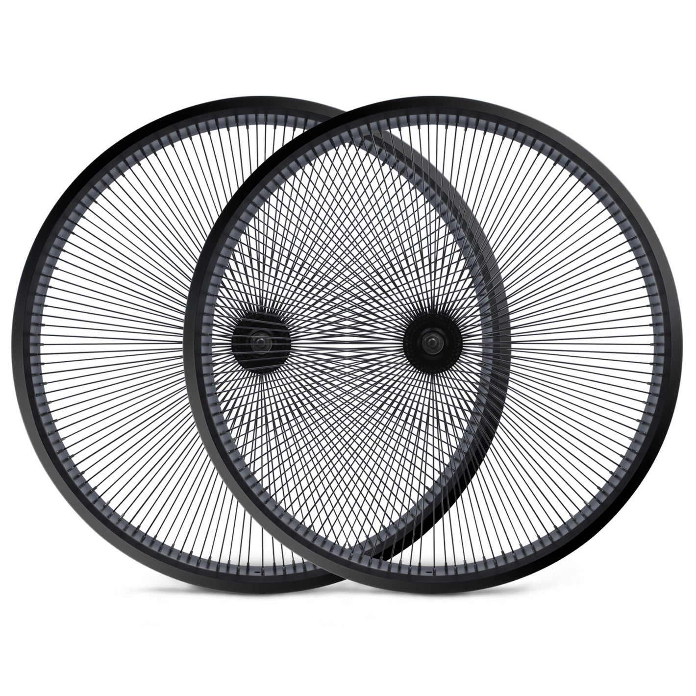Micargi 13GX140H Fat Rims Wheel Set FOR 7 SPEED 26" 3" 4" Tire Black