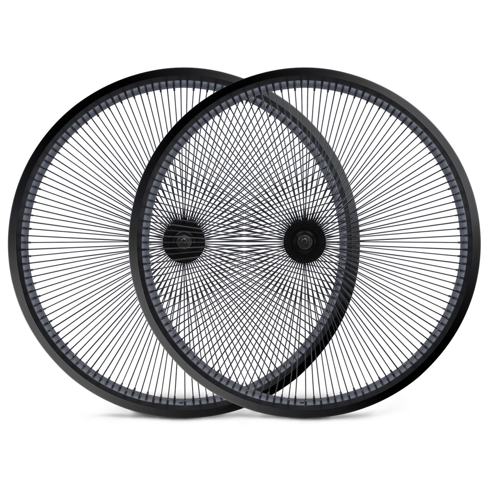 Micargi 13GX140H Fat Rims Wheel Set FOR 7 SPEED 26" 3" 4" Tire Black