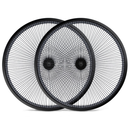 Micargi 13GX140H Fat Rims Wheel Set FOR 7 SPEED 26" 3" 4" Tire Black