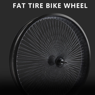 Micargi WH-TR7526140D7 13GX140H Fat Rims Wheel Set FOR 7 SPEED 26"X3",4" Fat Tire