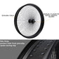 Side View of Micargi 13GX140H Fat Rims Wheel Set FOR 7 SPEED Disc Brake 26" 3" 4" Tire Black