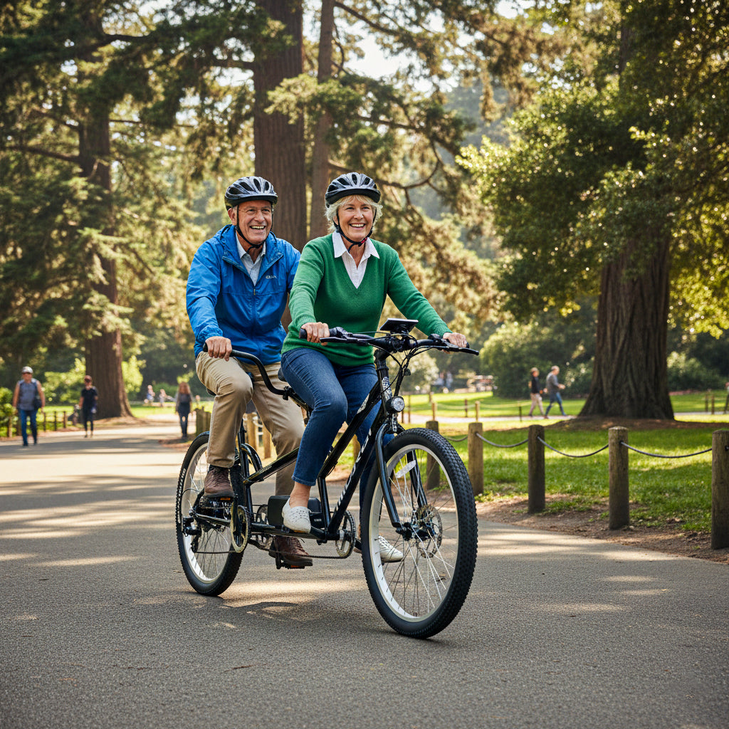 Micargi Aloha 26" Tandem Beach Cruiser Electric Bike