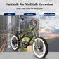 Master 3i 20-inch 3-speed stretch chopper cruiser bike