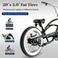 Master 3i 20-inch 3-speed stretch chopper cruiser bike
