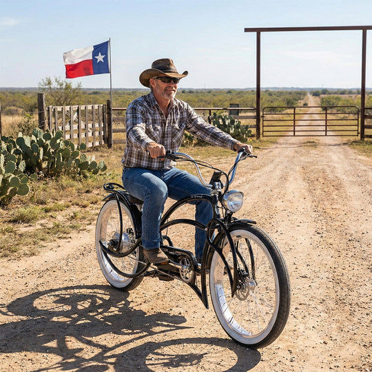 Tracer Beyond Pro 1000W Stretch Cruiser Electric Bicycle