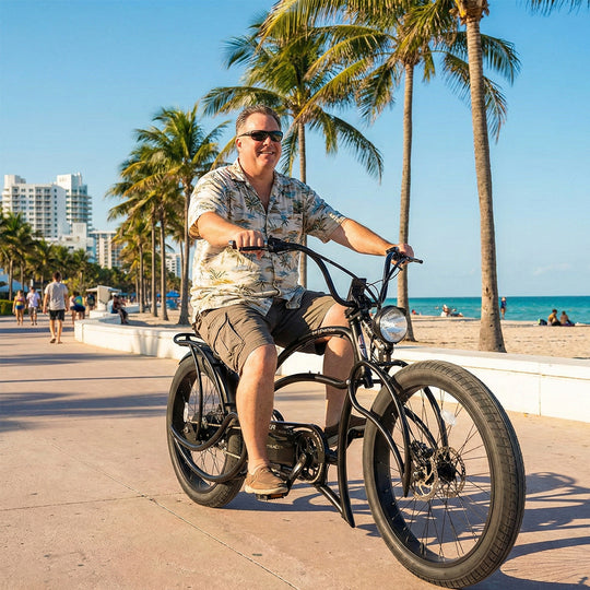 Tracer Beyond Pro 1000W Stretch Cruiser Electric Bicycle