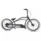 Micargi Boston GT7 Stretch Cruiser Bicycle Disc Brake White Wall Tire Black