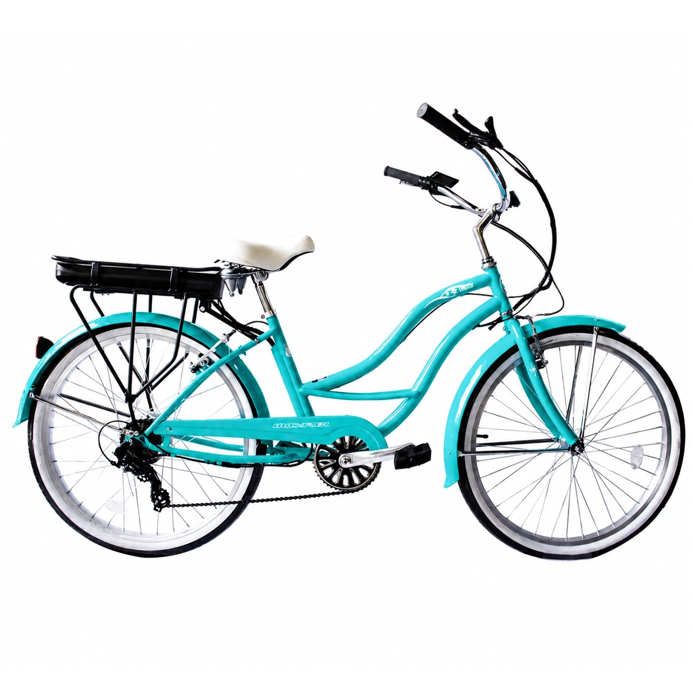 Micargi Bali Electric Beach Cruiser 7 Speed Pedal Assist