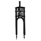Micargi Dual Spring Classical Fork for 26"-29" 3.0 4.0 tire black disc brake 28.6mm