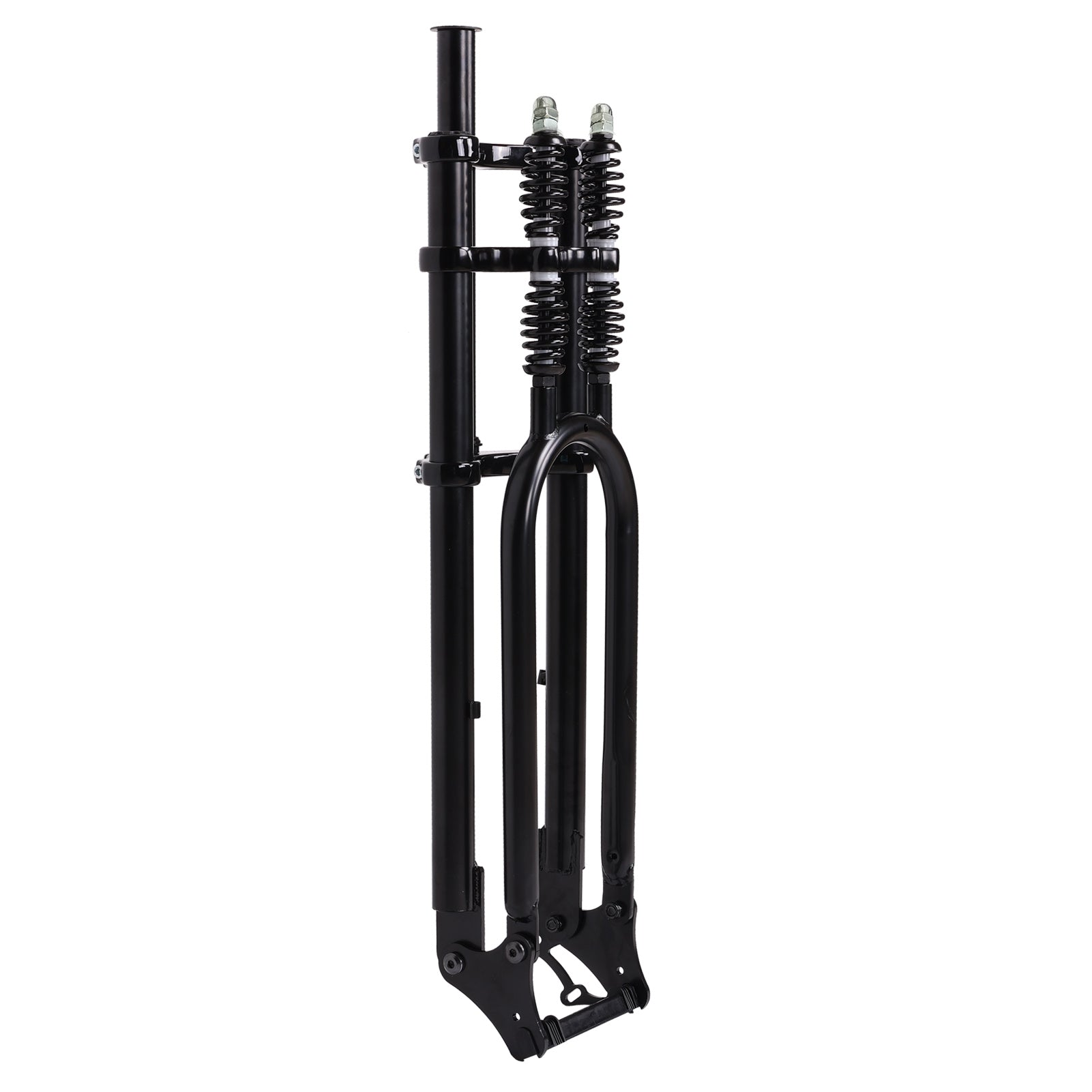 side view of Micargi Dual Spring Classical Fork for 26"-29" 3.0 4.0 tire disc brake