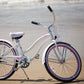 Side view of Micargi Rover GX  26" Beach Cruiser Bike for Women at the seaside