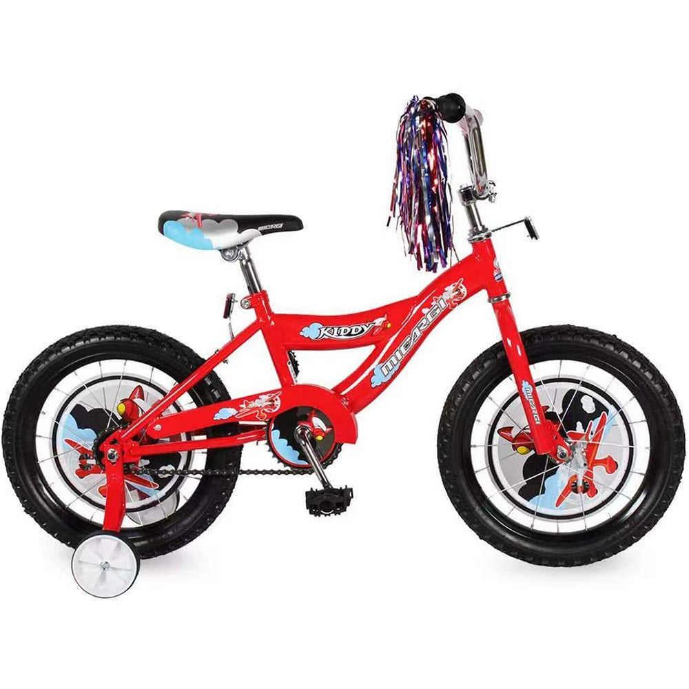Micargi Kiddy Kids' Bike 16" BMX Style Frame Coast Brake Red