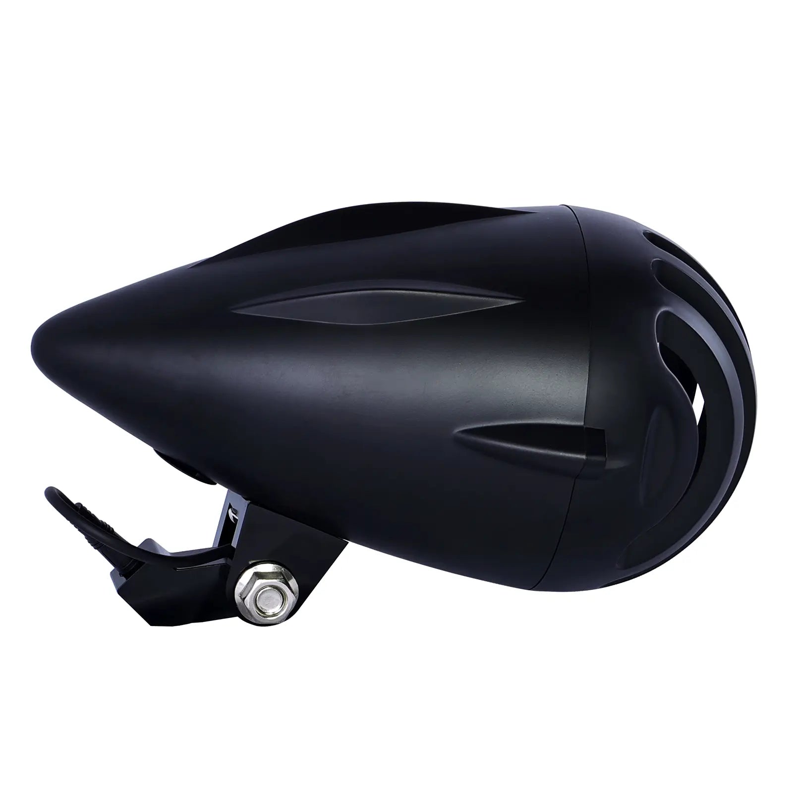 Side View of Micargi Bicycle Retro Chrome HeadLight 12V-48V 10W for E-bike