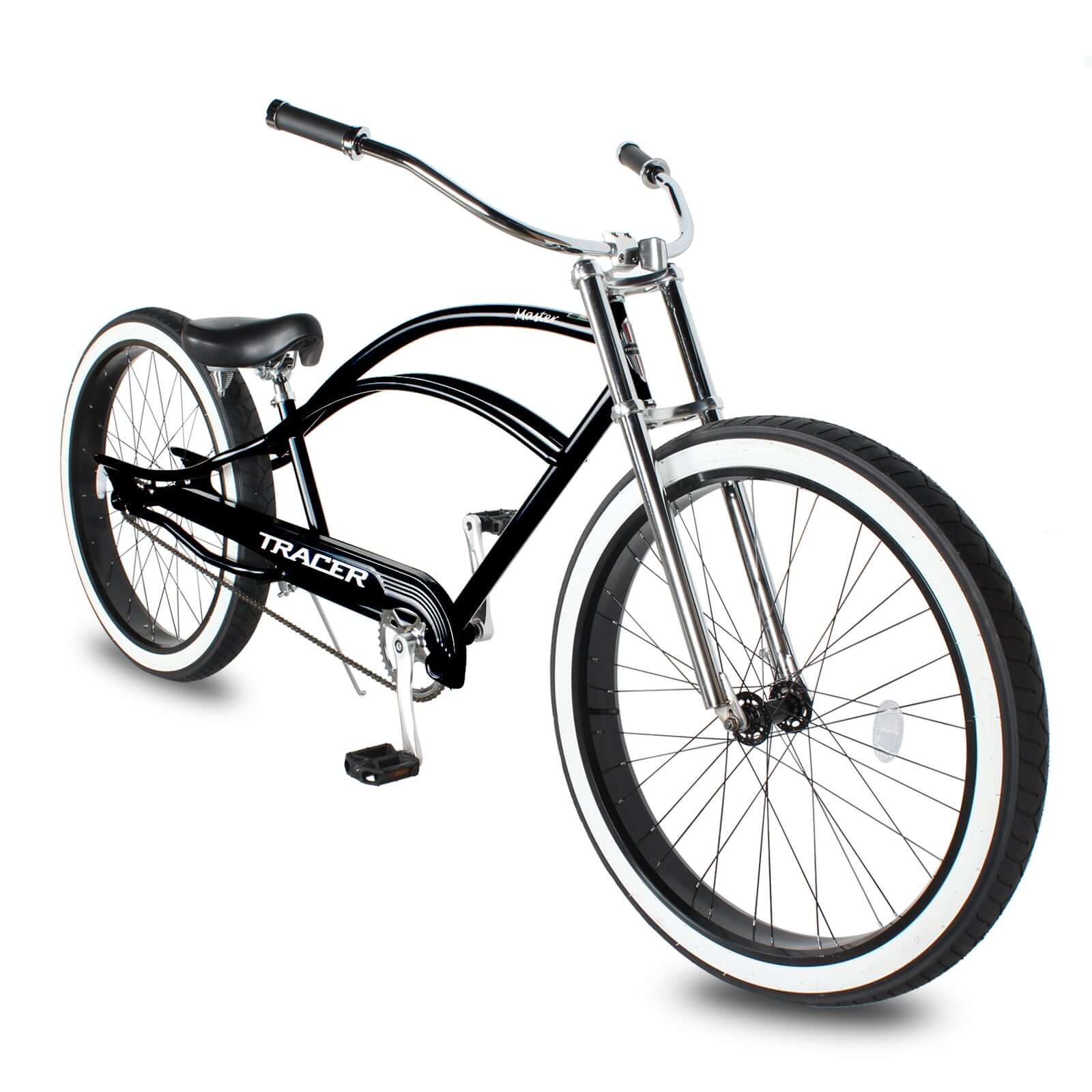 Master 29-inch 1-speed stretch chopper cruiser bike