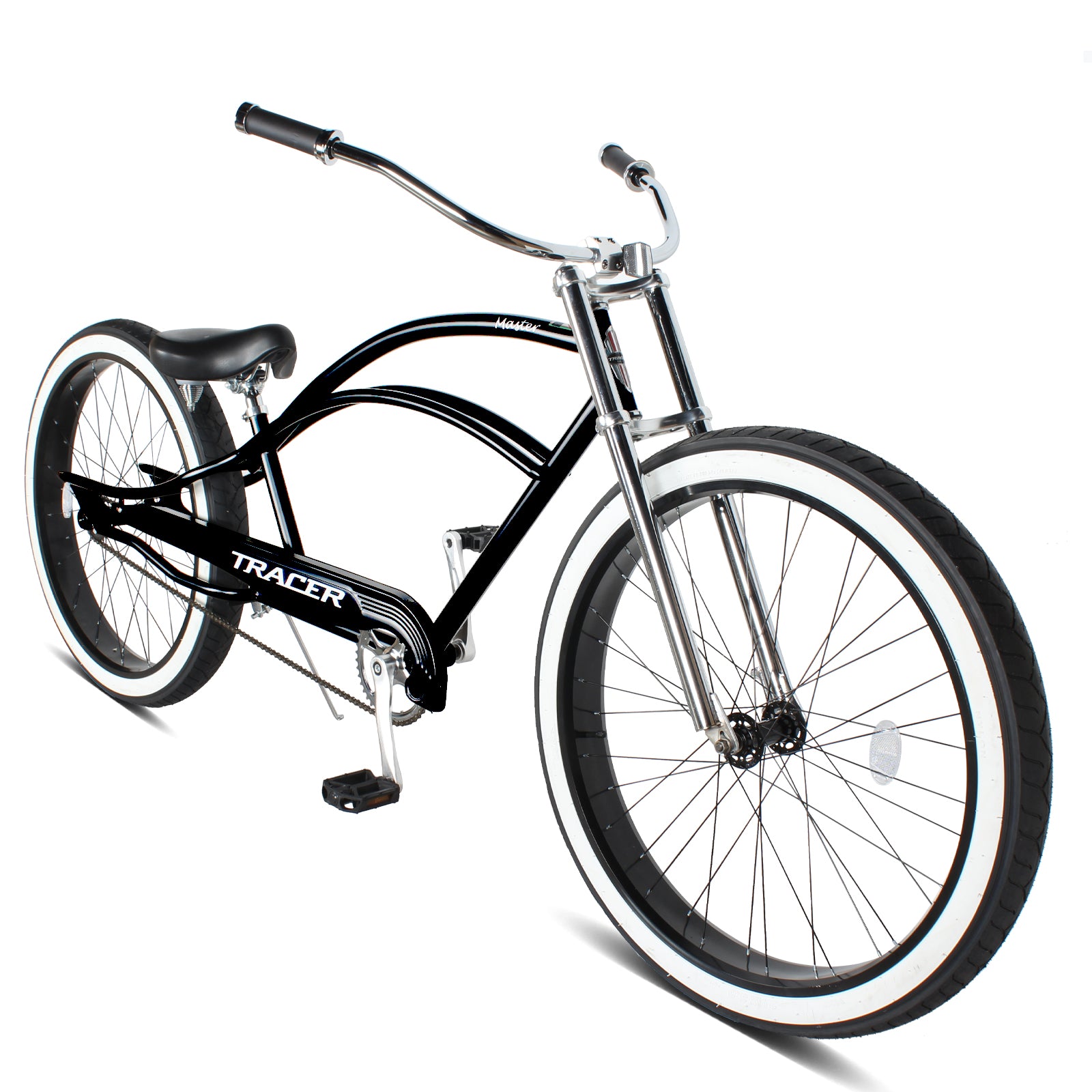 Master 29-inch 1-speed stretch chopper cruiser bike