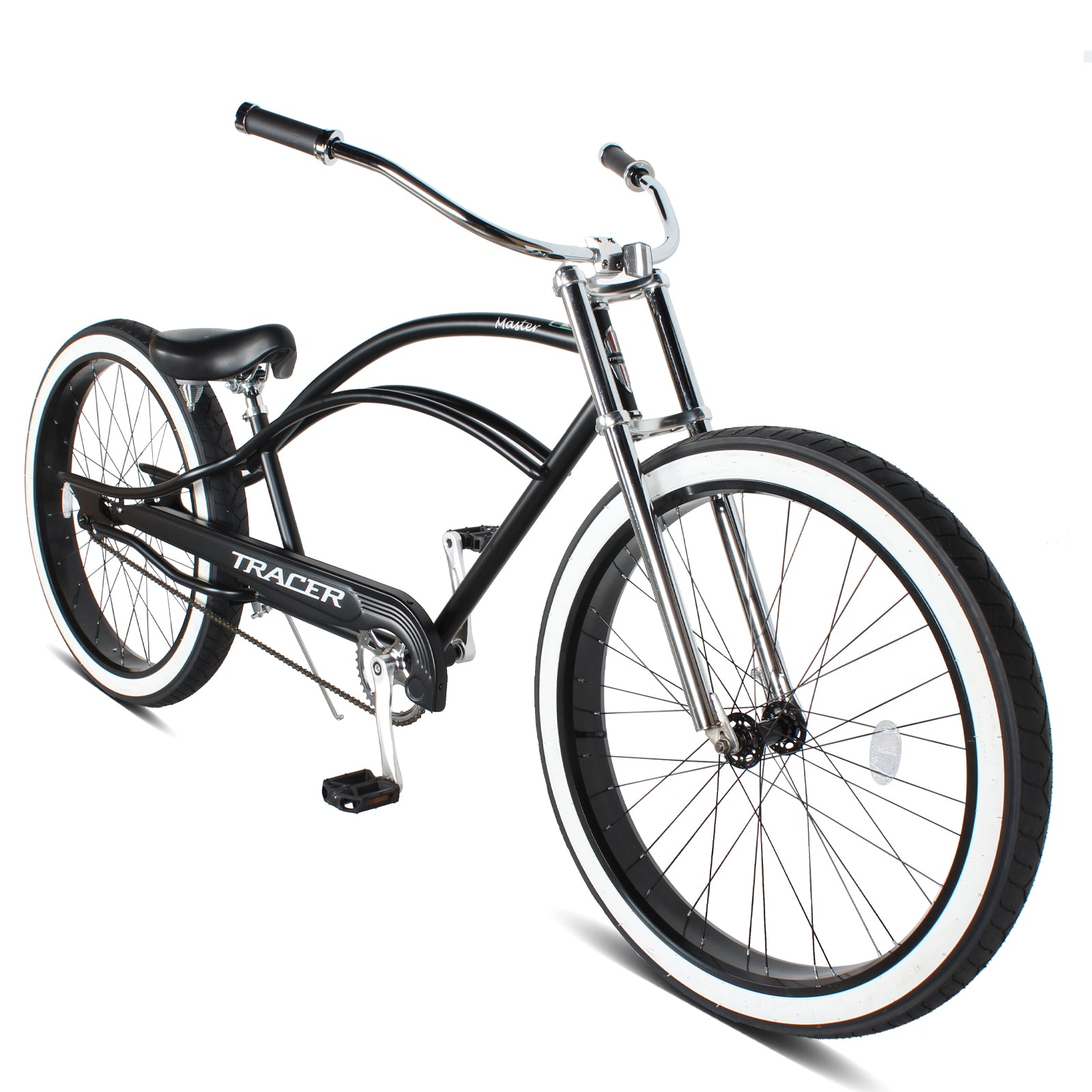 Master 29-inch 1-speed stretch chopper cruiser bike