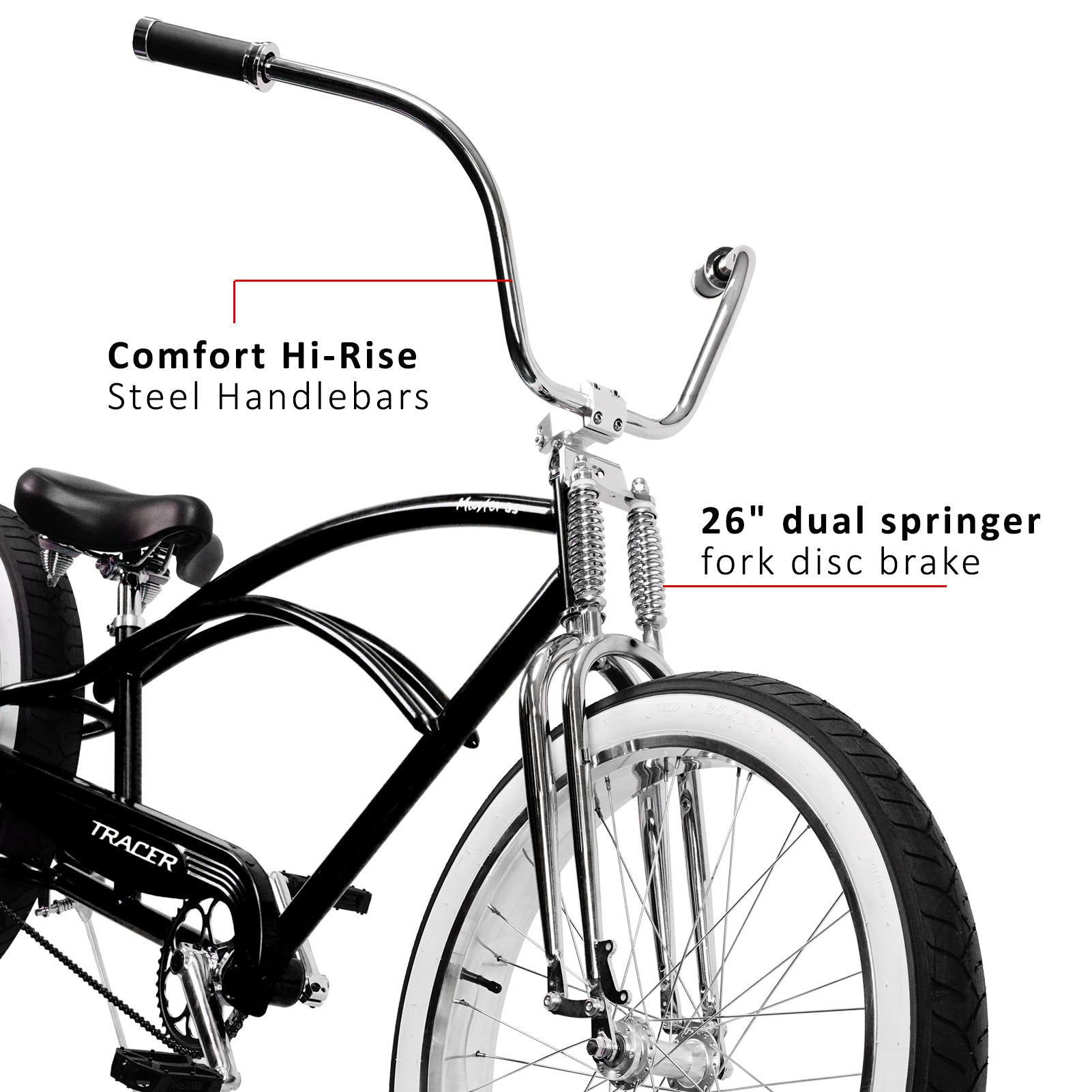 Master DS dual springer cruiser bike fork