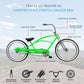 Master DS 26-inch dual springer chopper stretch cruiser bike