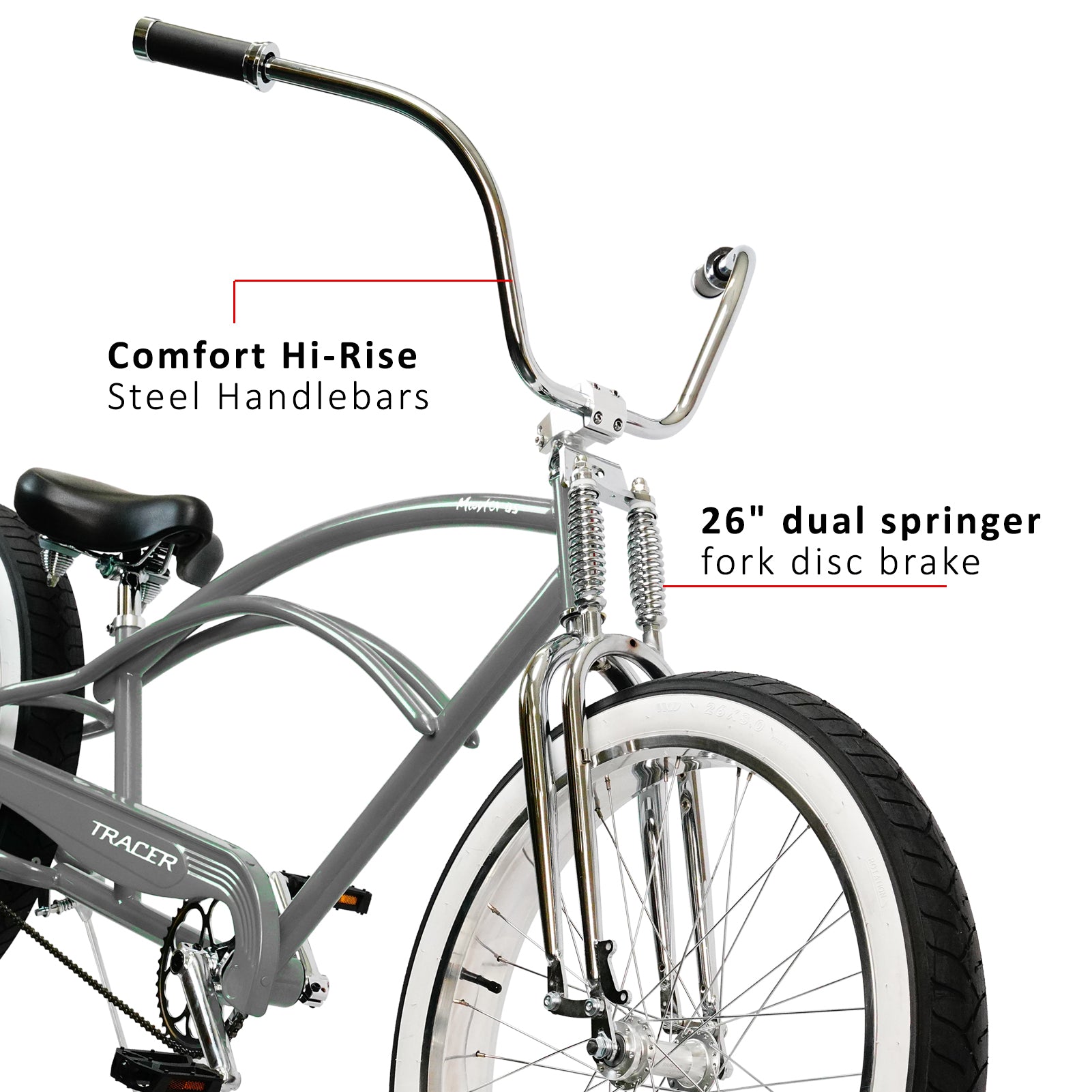 Master DS dual springer cruiser bike fork