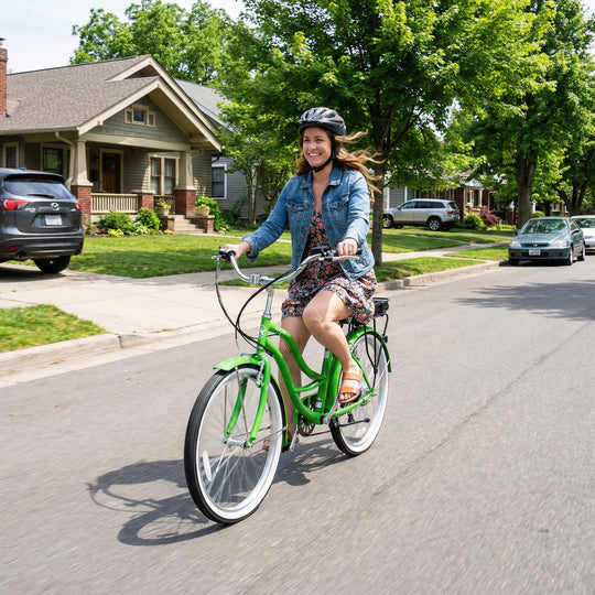 Micargi Bali Electric Beach Cruiser 7 Speed Pedal Assist