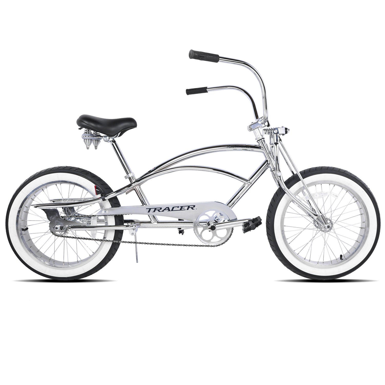 Master 2.0 GS 20-inch chrome lowrider stretch cruiser bike