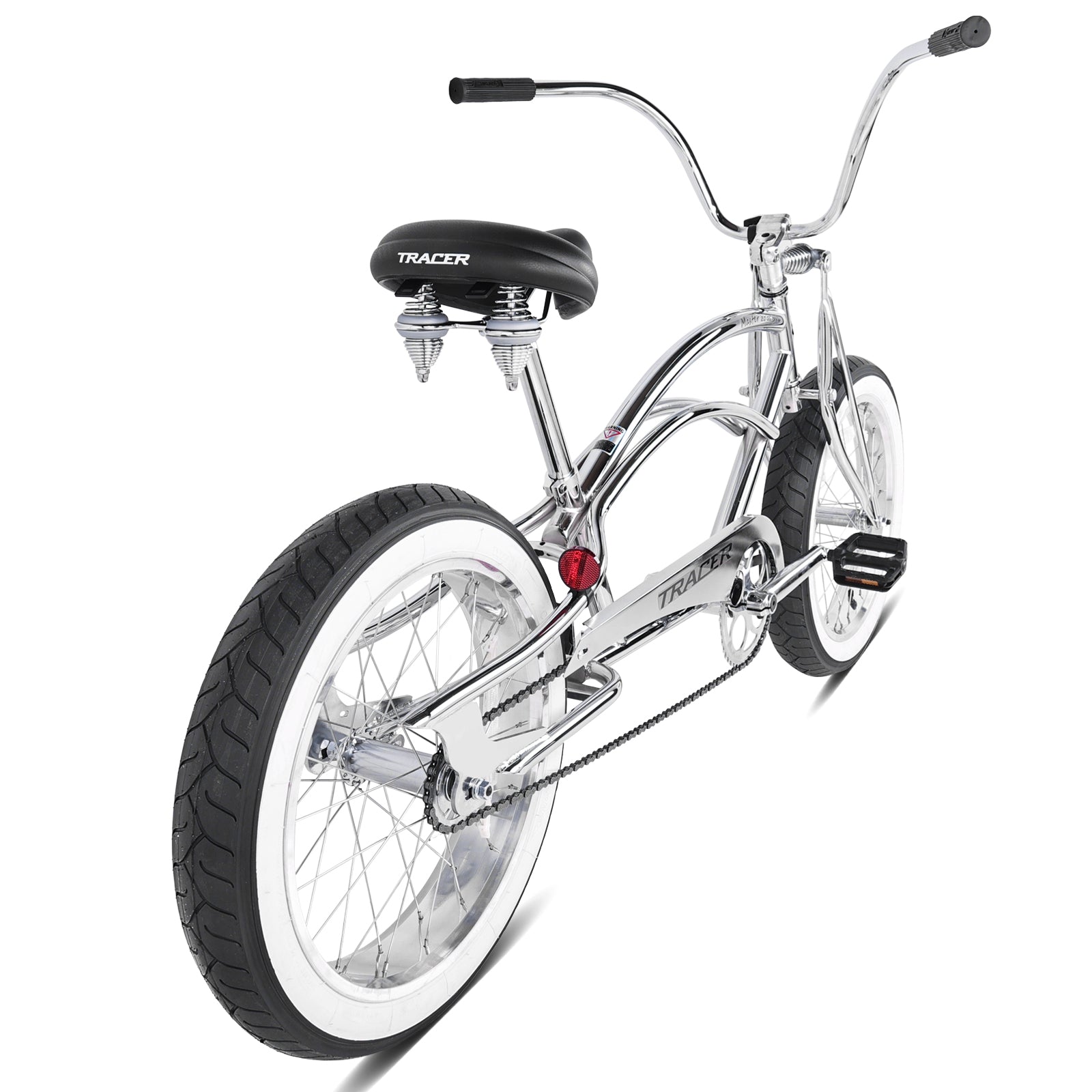 Master 2.0 GS 20-inch chrome lowrider stretch cruiser bike