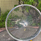 Micargi 26"X3"X13GX140H Aluminum Polish Fat Rims Wheel Set with Coaster Brake