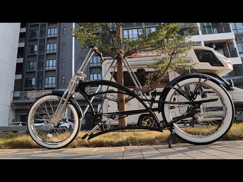 Scorpion GTS 7Speed Stretch Chopper Cruiser Bike