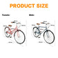 Micargi Roasca Step Through 700C Hybrid City Bikes 7 Speed