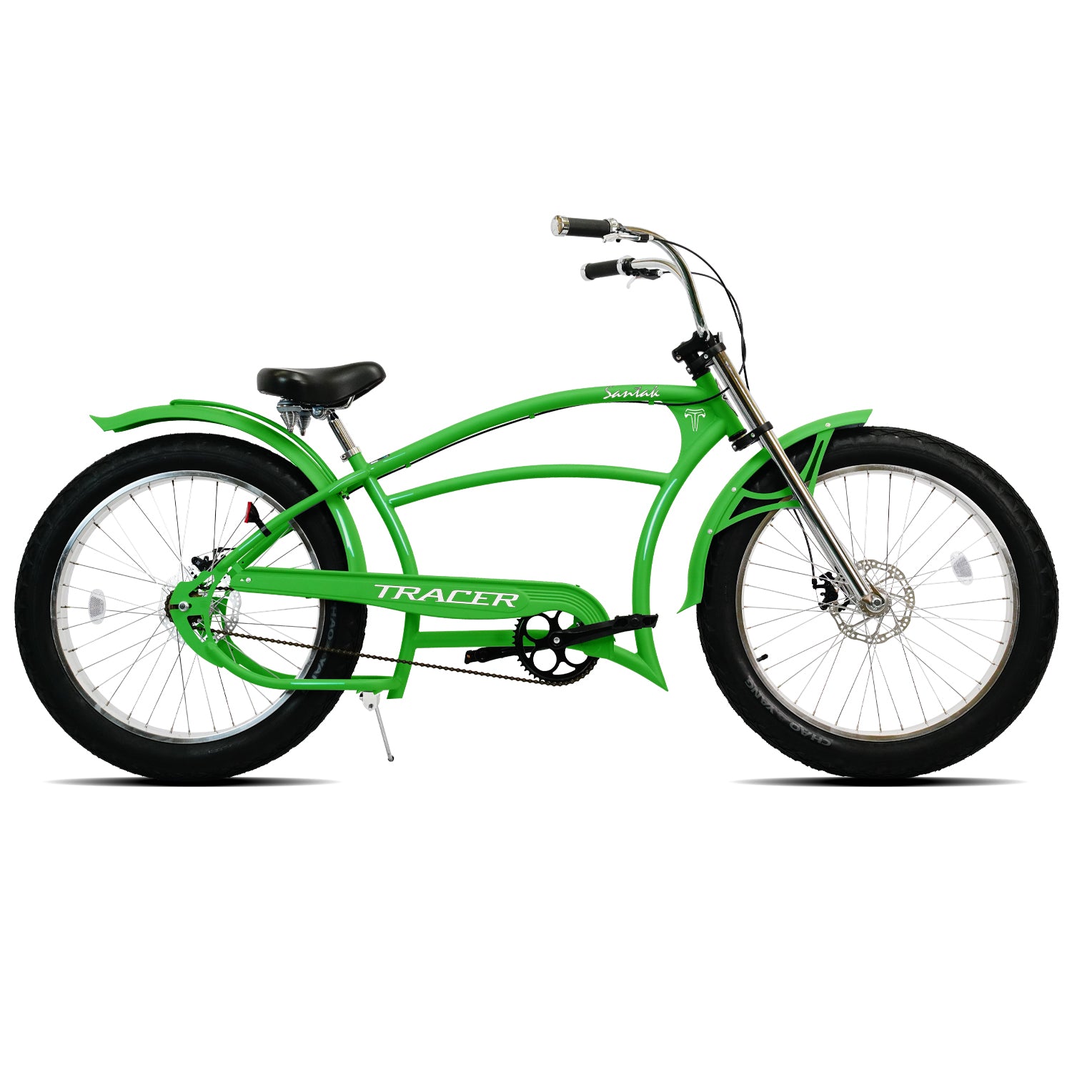 Santak GT 26-inch fat tire chopper cruiser bike