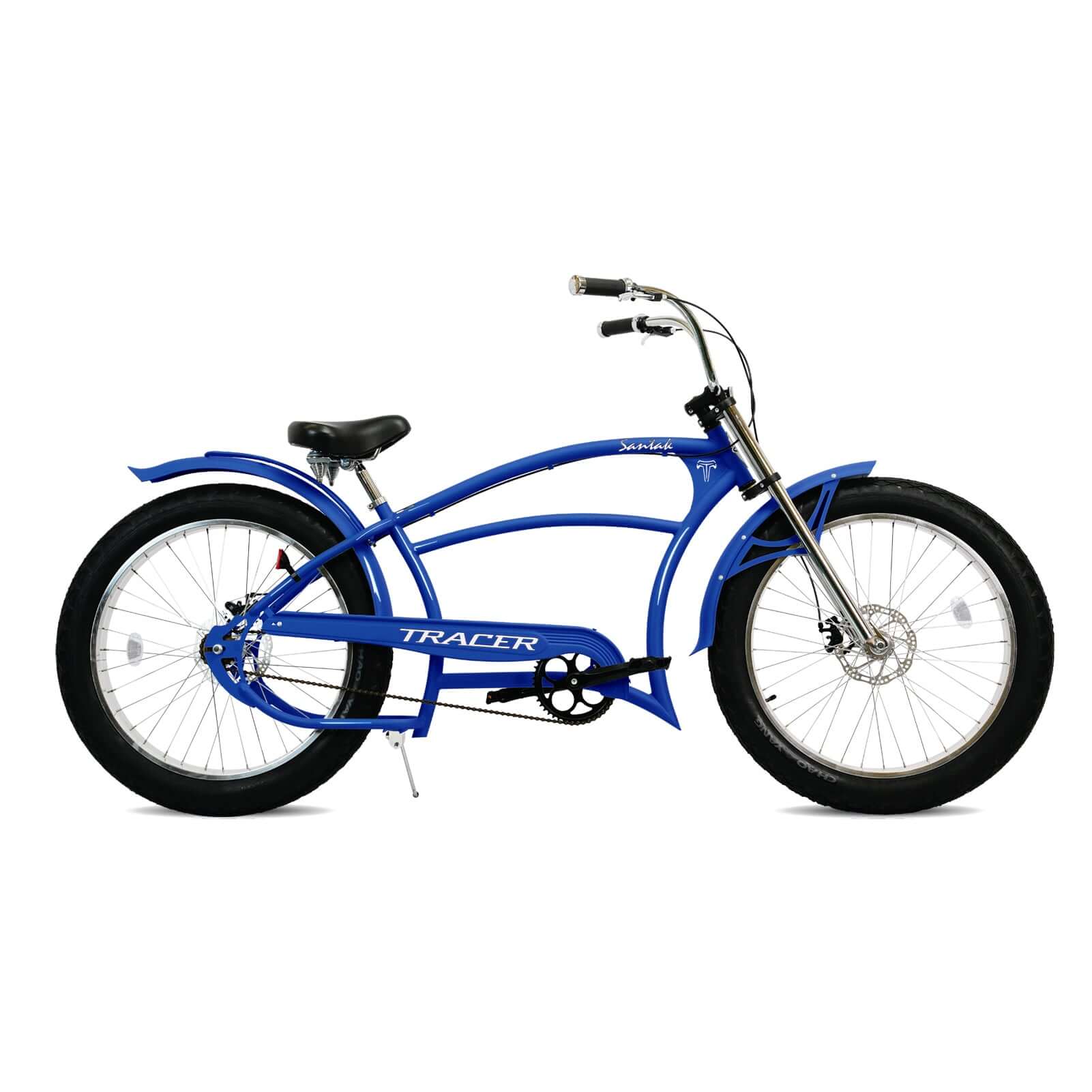 Santak GT 26-inch fat tire chopper cruiser bike