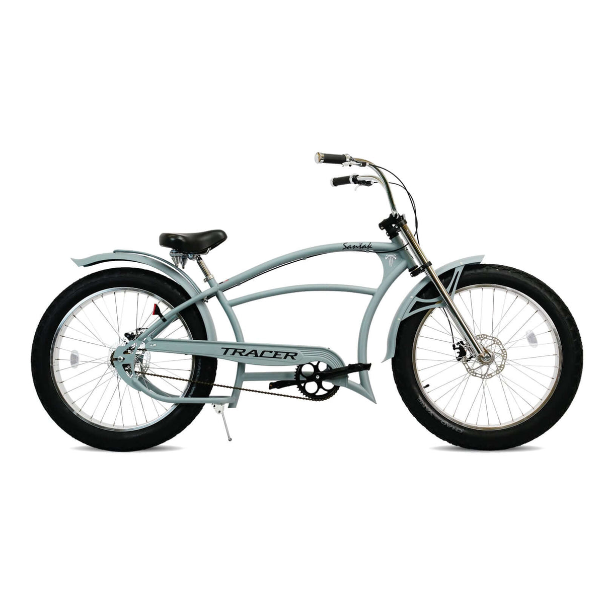 Santak GT 26-inch fat tire chopper cruiser bike