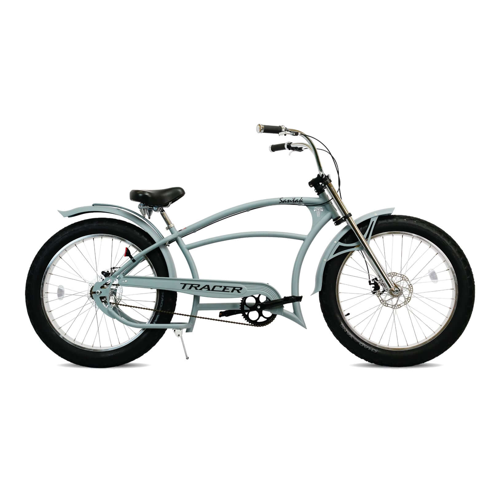 Santak GT 26-inch fat tire chopper cruiser bike