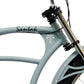 Santak GT 26-inch fat tire chopper cruiser bike with oversized frame
