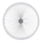Micargi WH-TR7529140 29"X4"X13GX140H Aluminum Polish Fat Rims Wheel Set