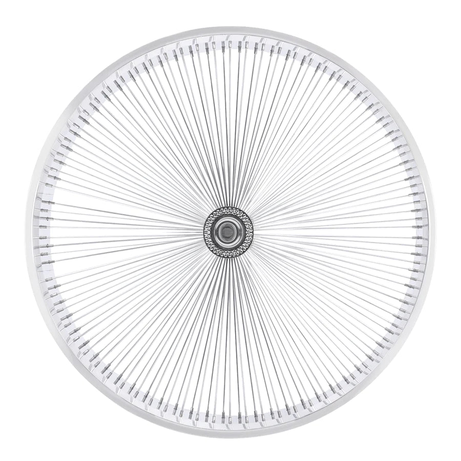 Micargi WH-TR7529140 29"X4"X13GX140H Aluminum Polish Fat Rims Wheel Set