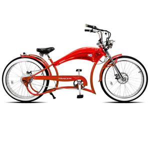 Tracer Twenty5 GT 500W 26" CRUISER E-BIKE in red