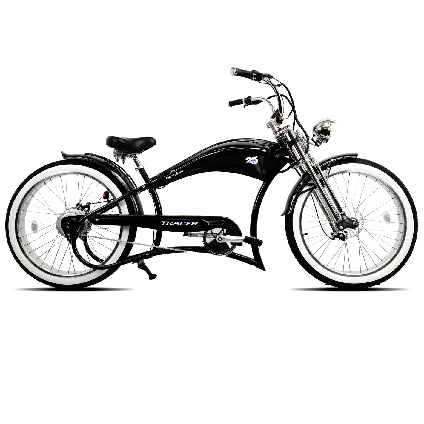 Tracer Twenty5 GTS 500W Chopper Cruiser E-Bike