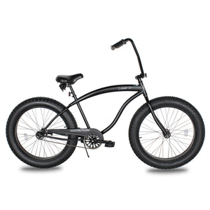 Micargi Luxe GT 26" Beach Cruiser Bikes matte black coaster brake