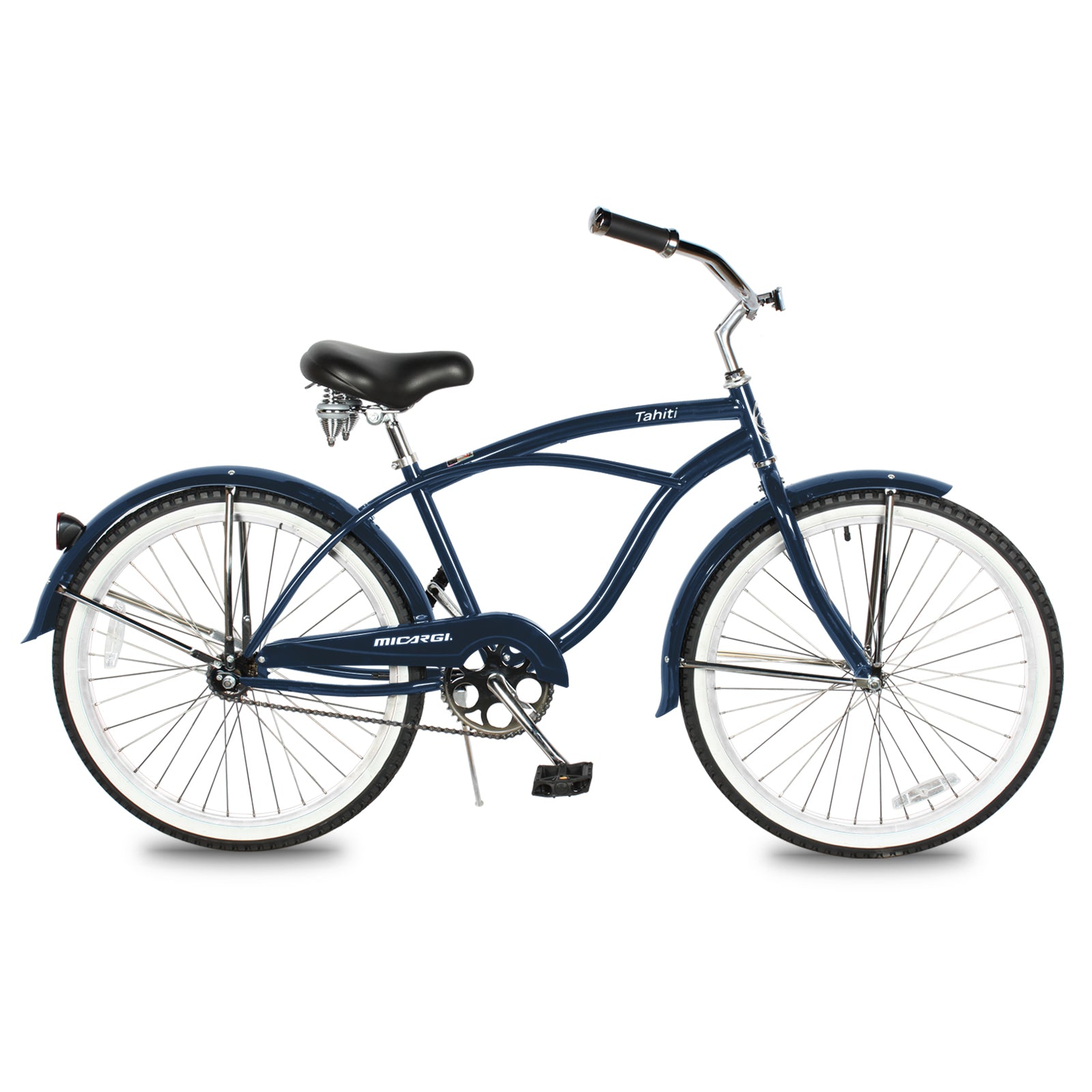 schwinn delmar motorized bicycle Micargi Tahiti Single Speed 26 Inch Men's Beach Cruiser Bike Black