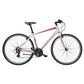Micargi Cross 5.0 700c Hybrid Road Bike in white