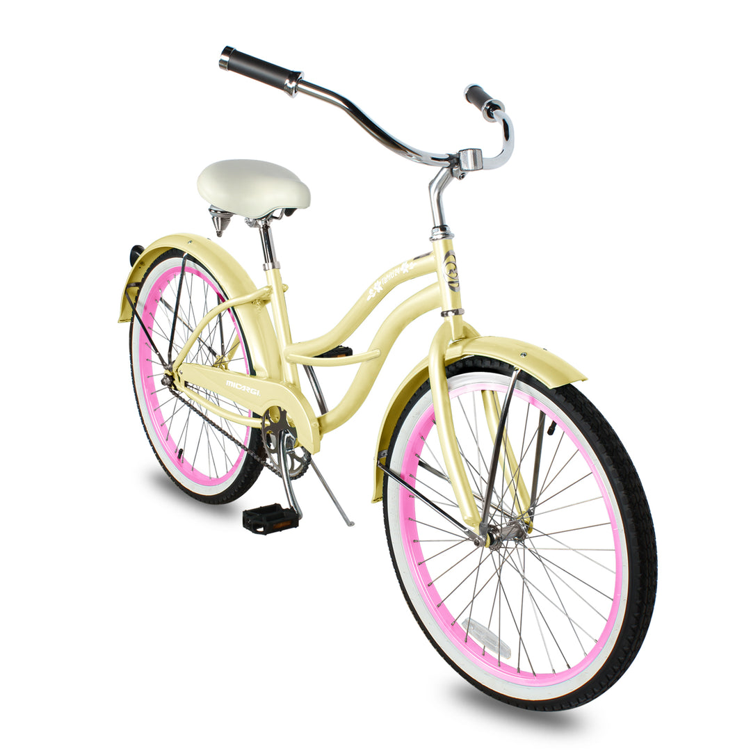 26 Inch Yellow Womens Cruiser Bike Yellow Bike Women's