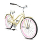 Side view of Micargi Rover GX  26" Beach Cruiser Bike for Women low handlebar