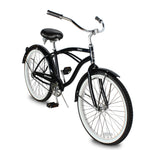 Side view of Micargi Tahiti Single Speed 26 Inch Men's Beach Cruiser Bike low handlebar