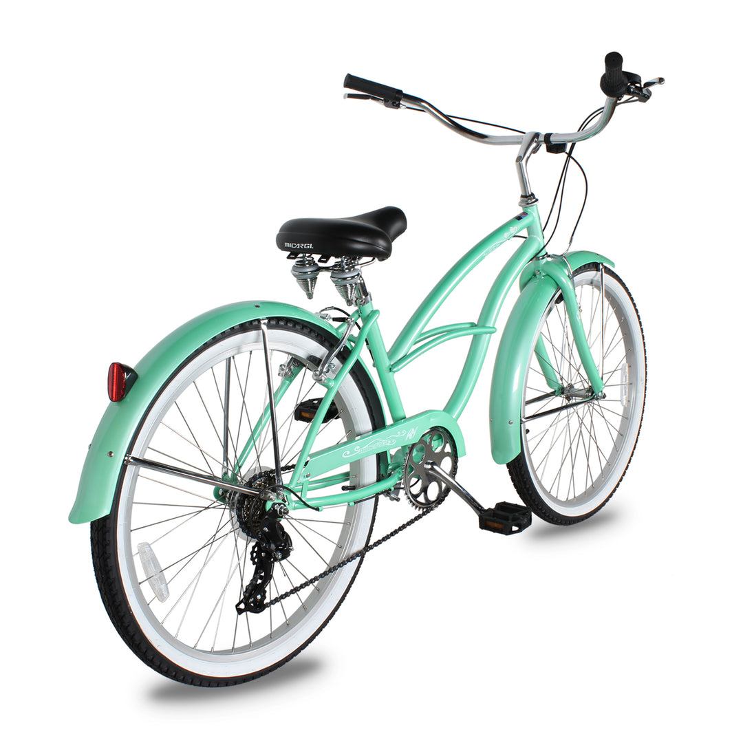 Micargi Pantera 26 Inch Women's Beach Cruiser Bike 1 Speed/ 7 Speed